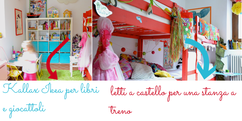 letti a castello per una stanza a treno