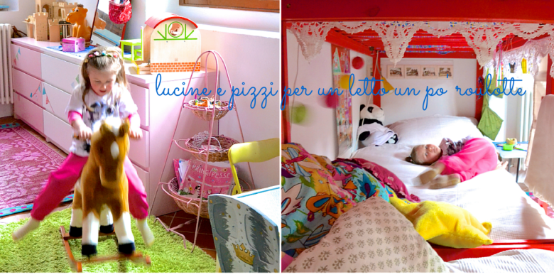 lucine e pizzi per un letto un po'